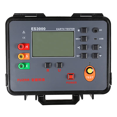 ES3000数字式接地电阻测试仪主显屏